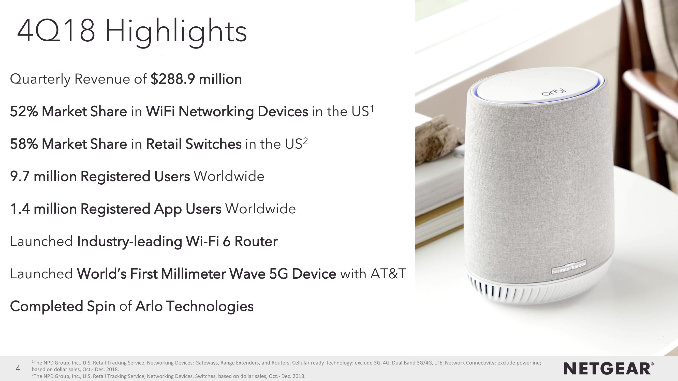 4Q18 Investor Presentation slide image #4