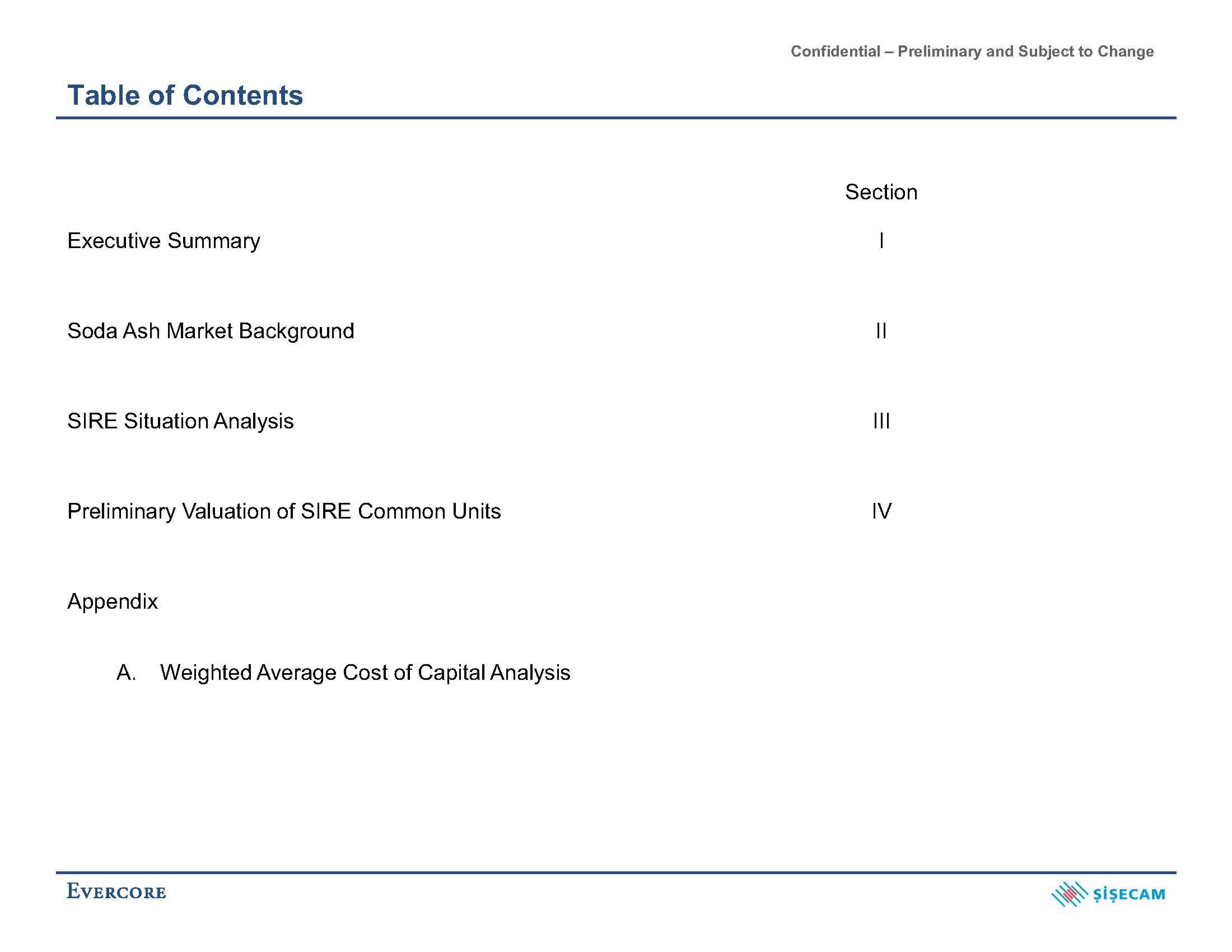 Evercore Investment Banking Pitch Book slide image #3