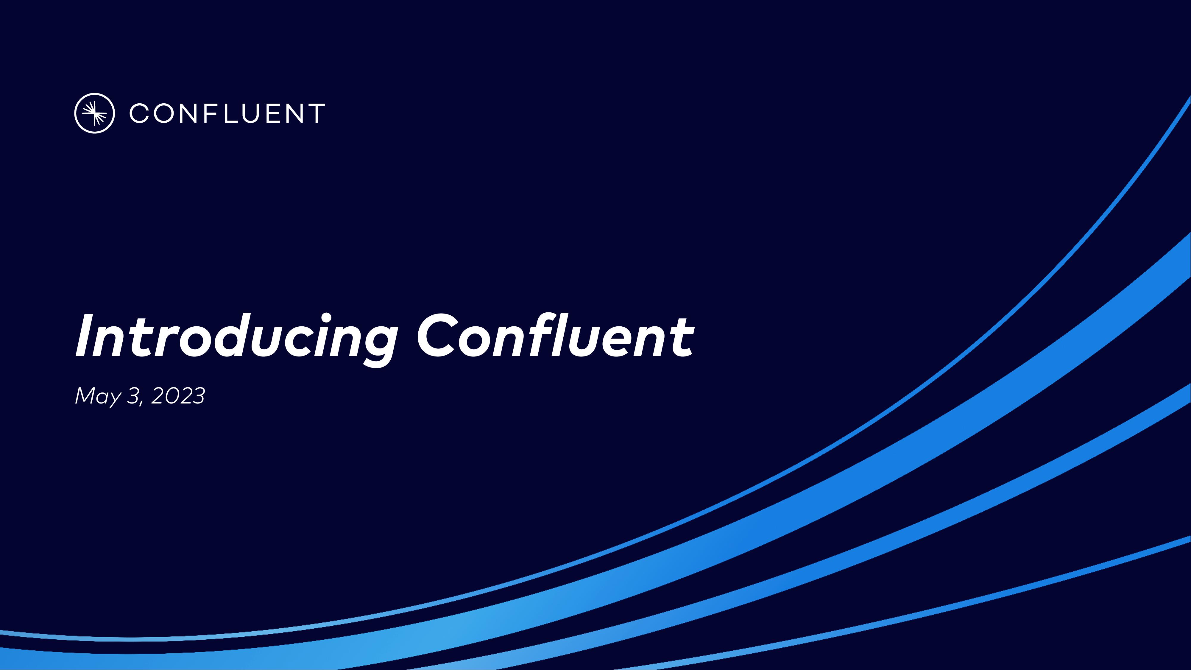 Confluent Investor Presentation Deck image