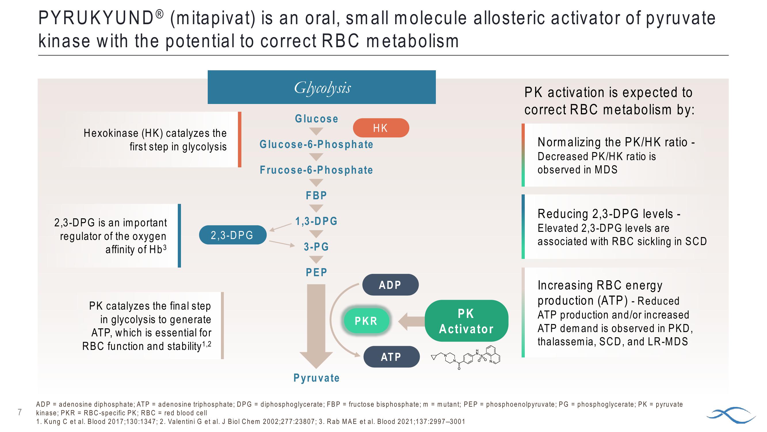 Topline Results: Phase 3 Energize Study of Pyrukynd in Thalassemia slide image #7