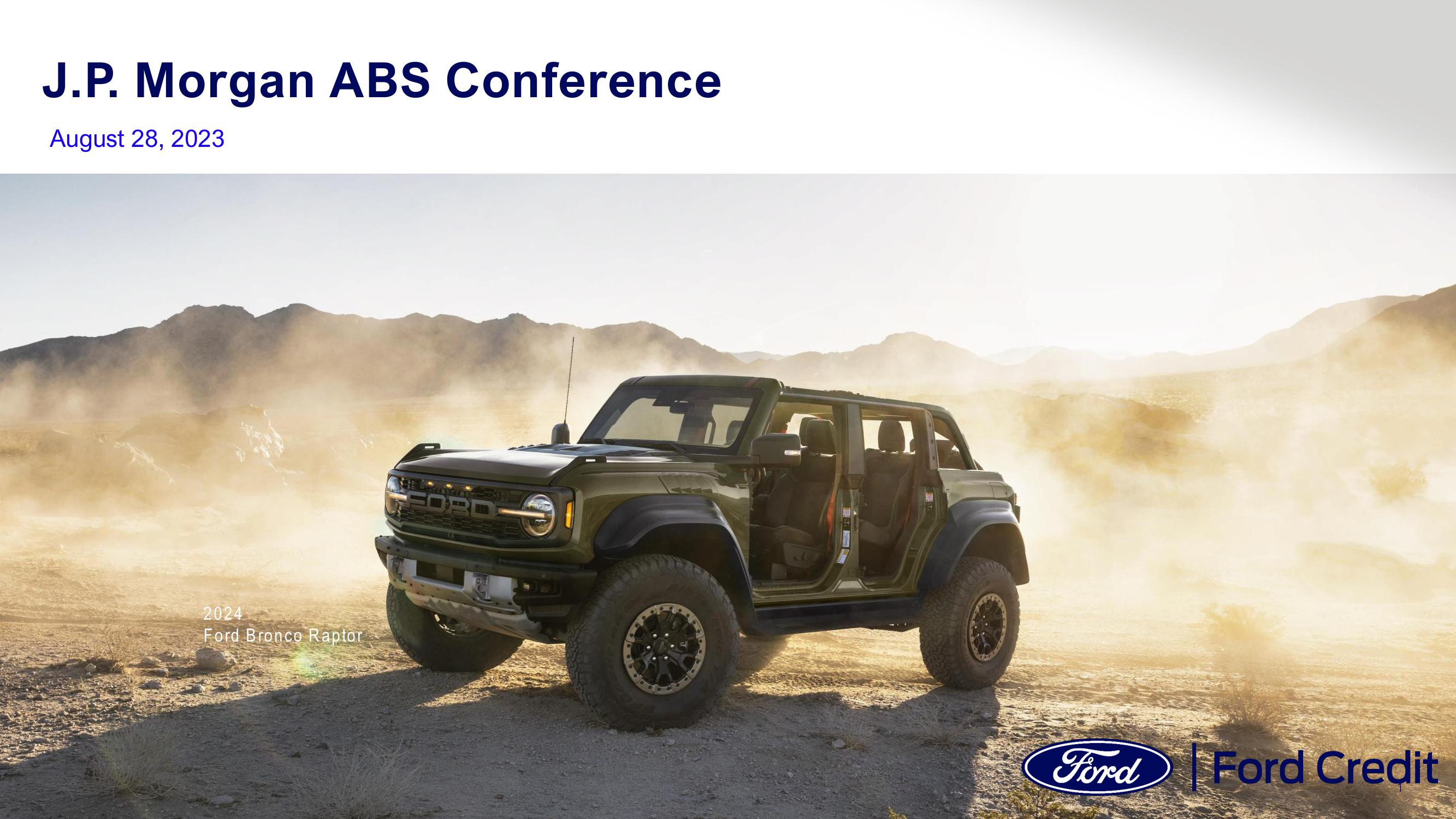 Ford Investor Conference Presentation Deck image