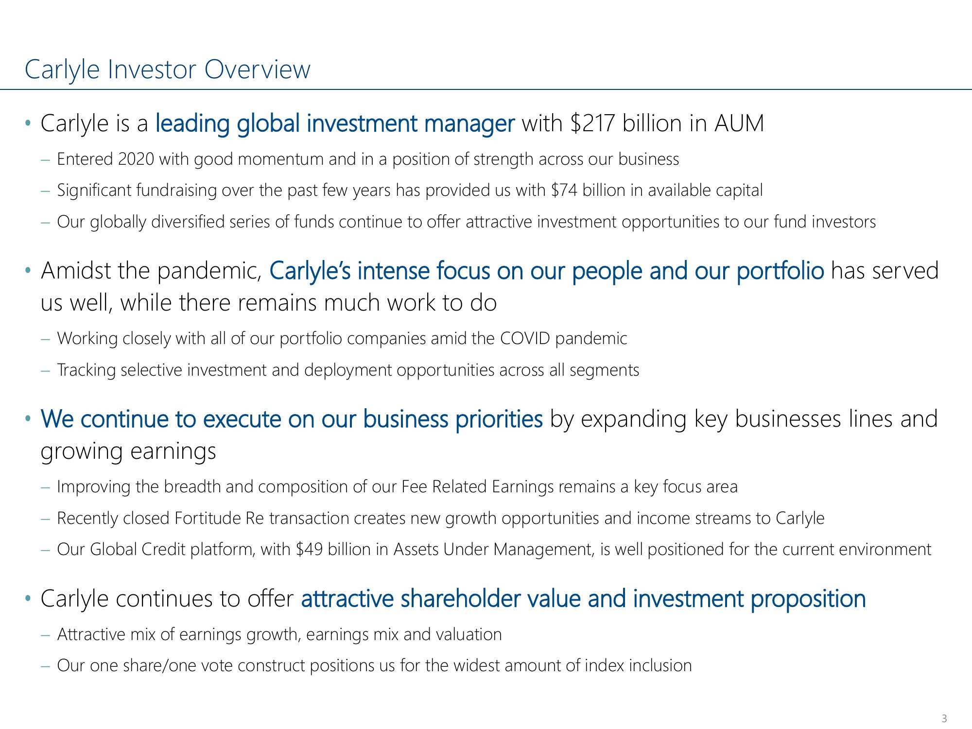 Carlyle Investor Conference Presentation Deck slide image #3