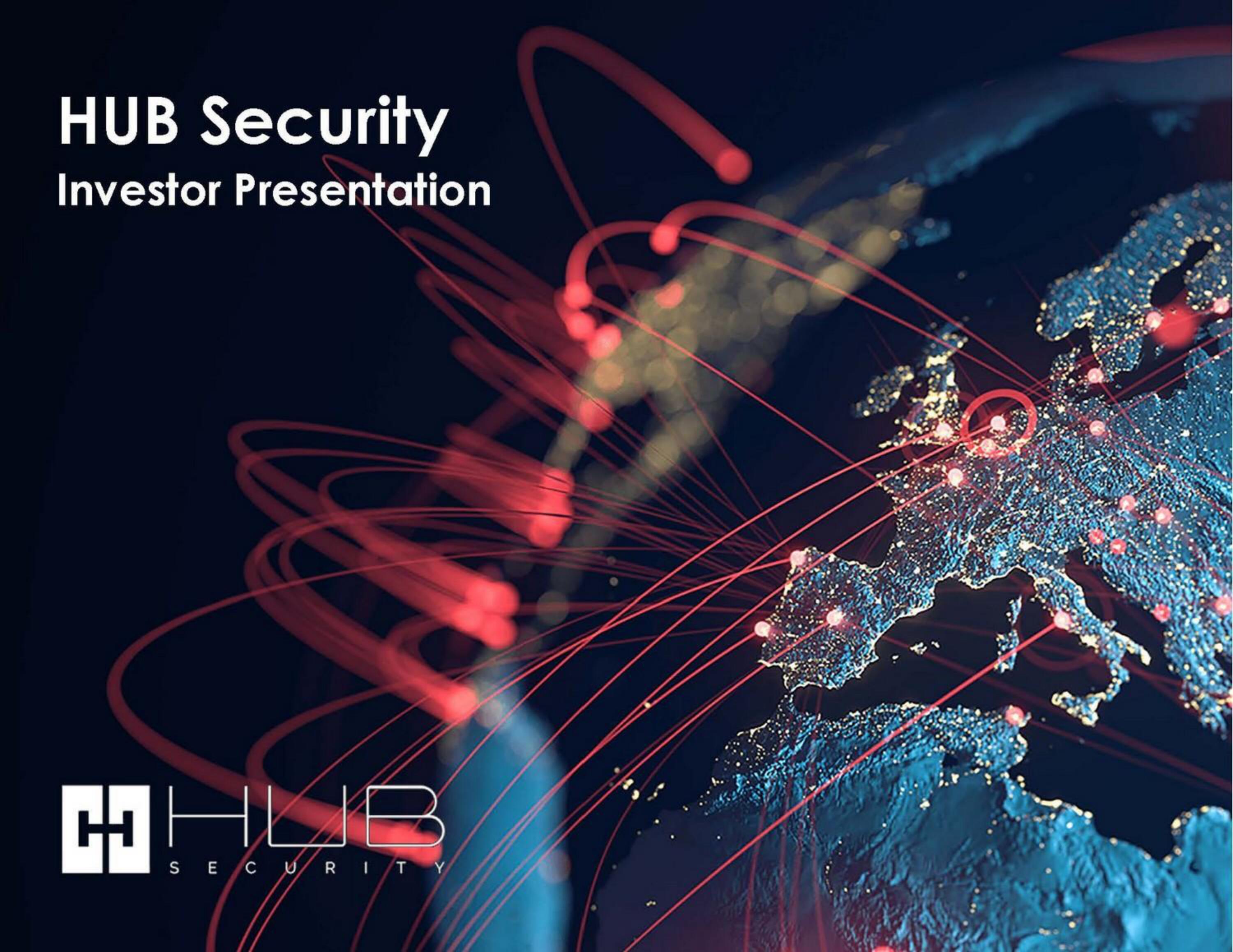 HUB Security SPAC Presentation Deck image