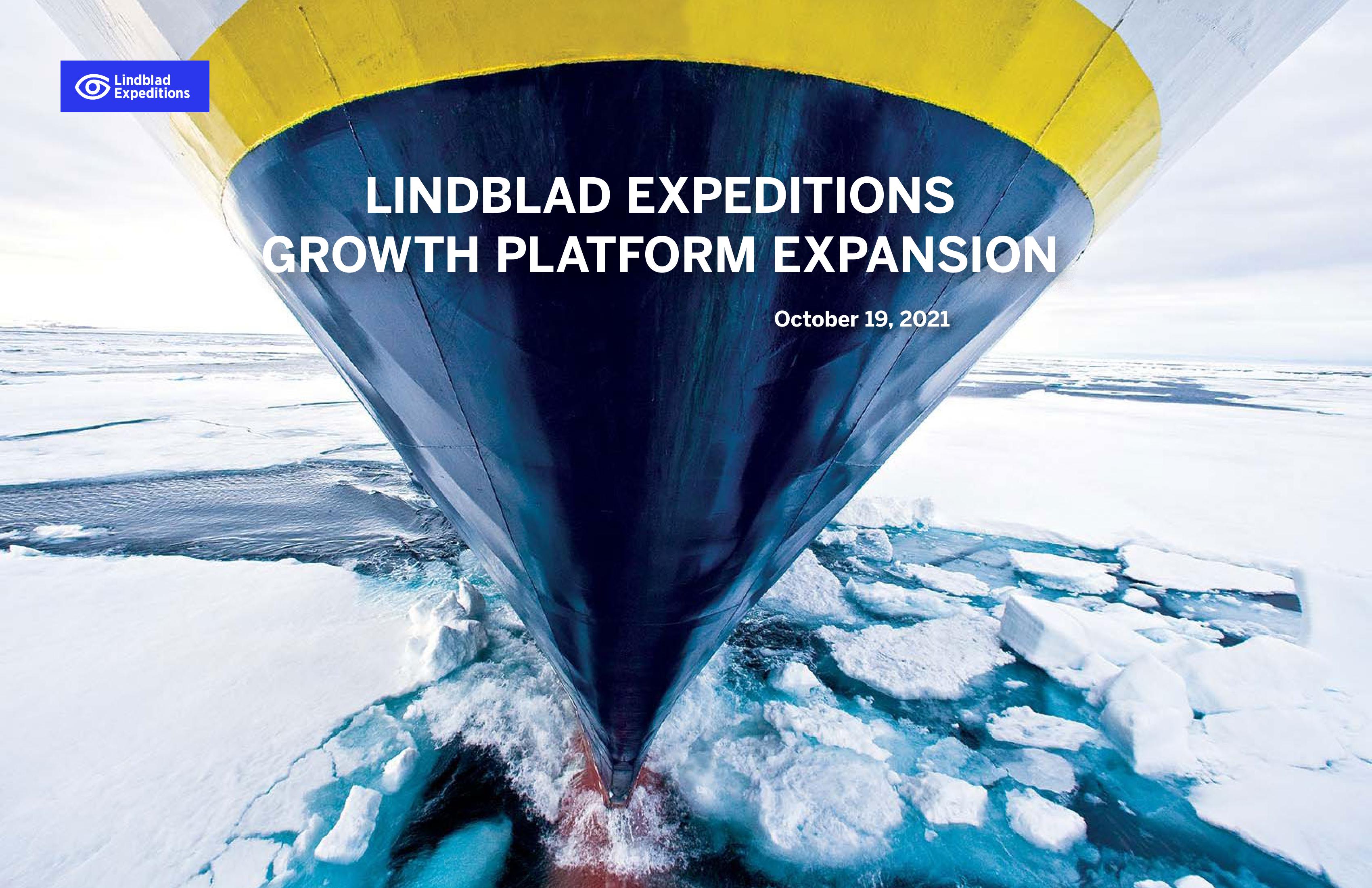 Lindblad Investor Presentation Deck image