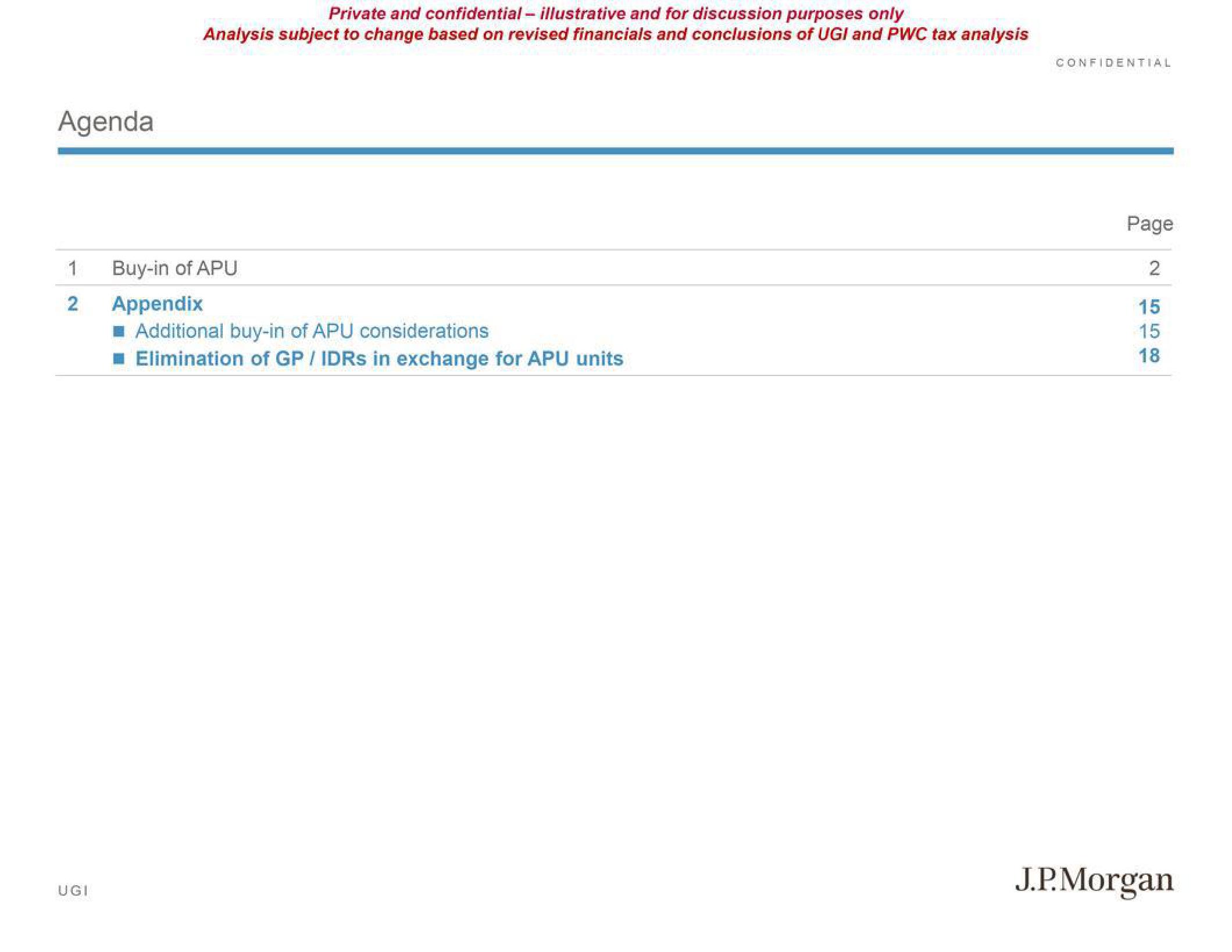 J.P.Morgan Investment Banking Pitch Book slide image #22