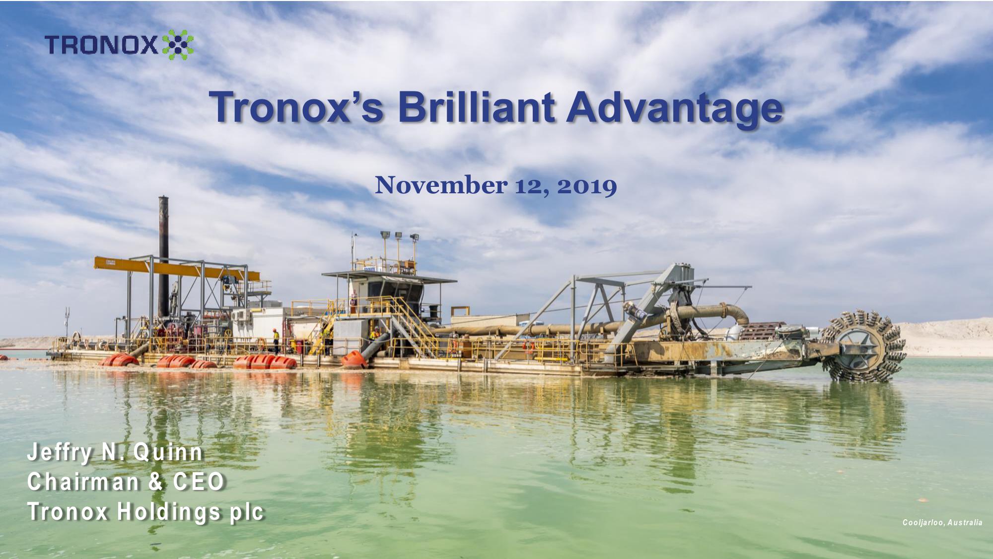 Tronox’s Brilliant Advantage image