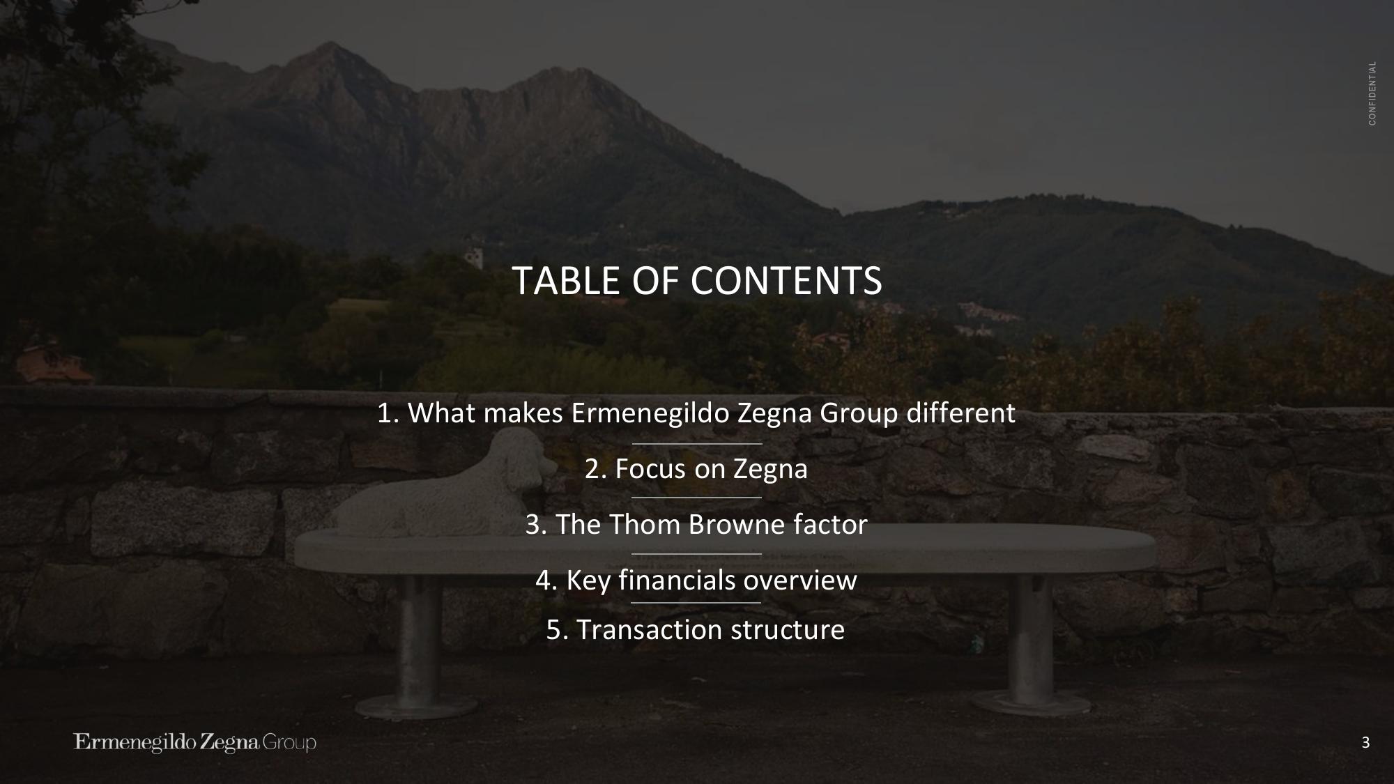 Zegna Investor Presentation Deck slide image #4