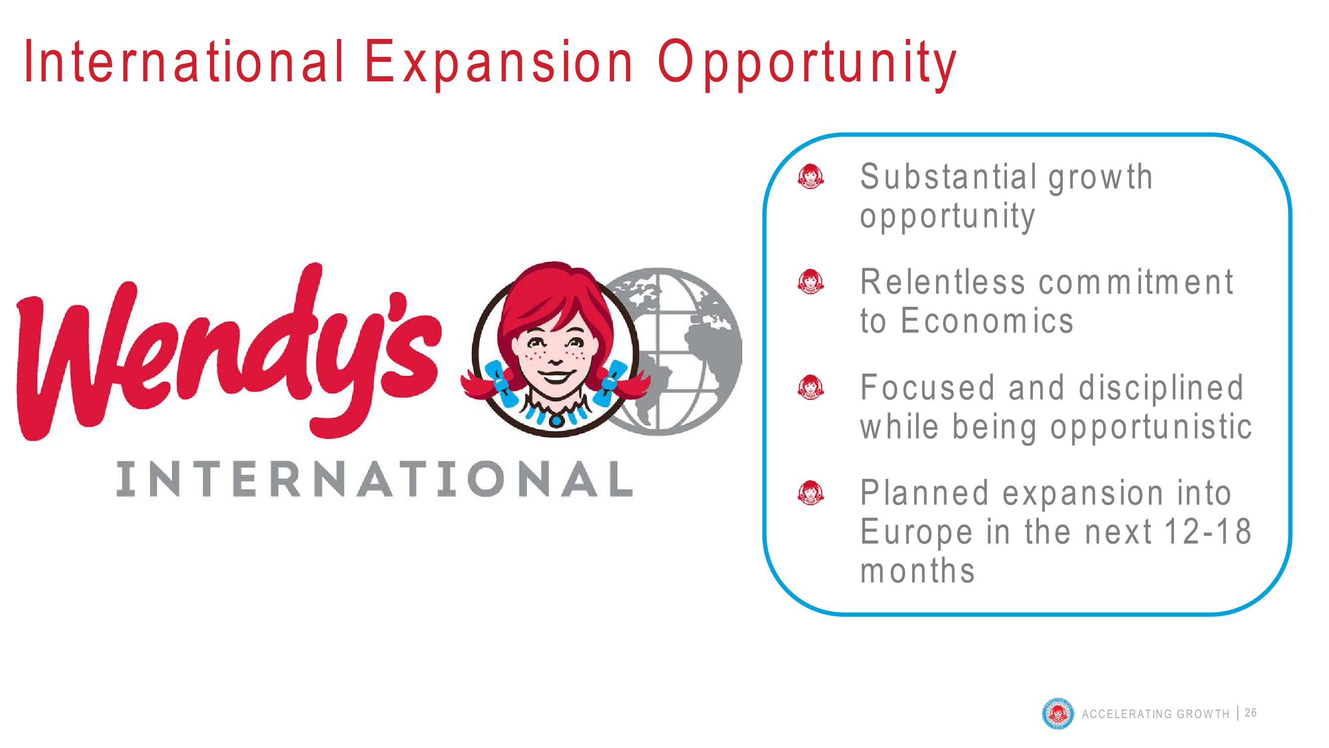 Wendy’s Investor Day 2019 Accelerating Growth slide image #26