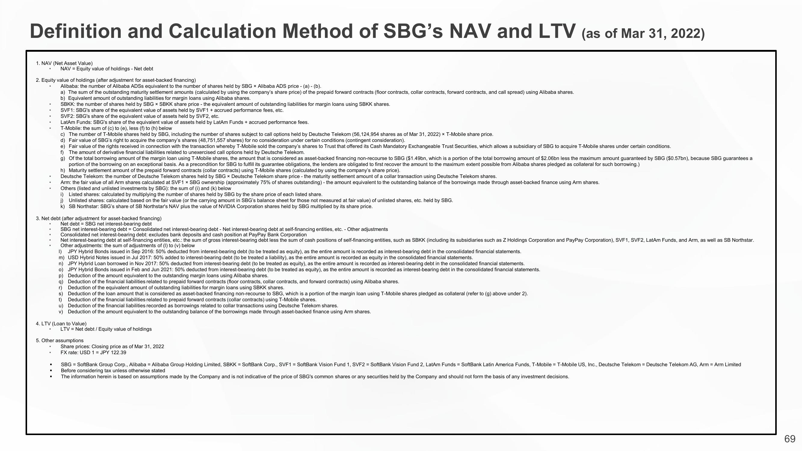 SoftBank Results Presentation Deck slide image #69