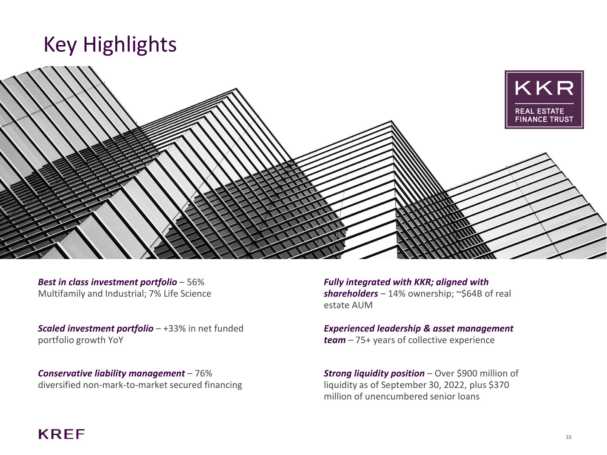 KKR Real Estate Finance Trust Investor Presentation Deck slide image #33