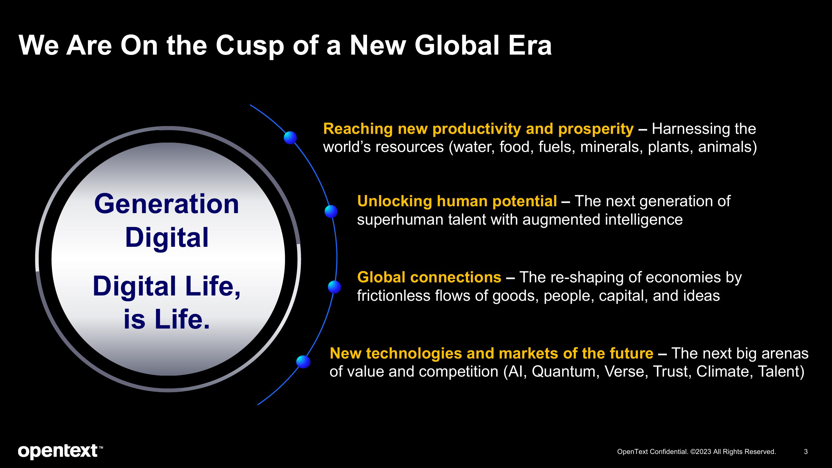 OpenText Investor Presentation Deck slide image #3