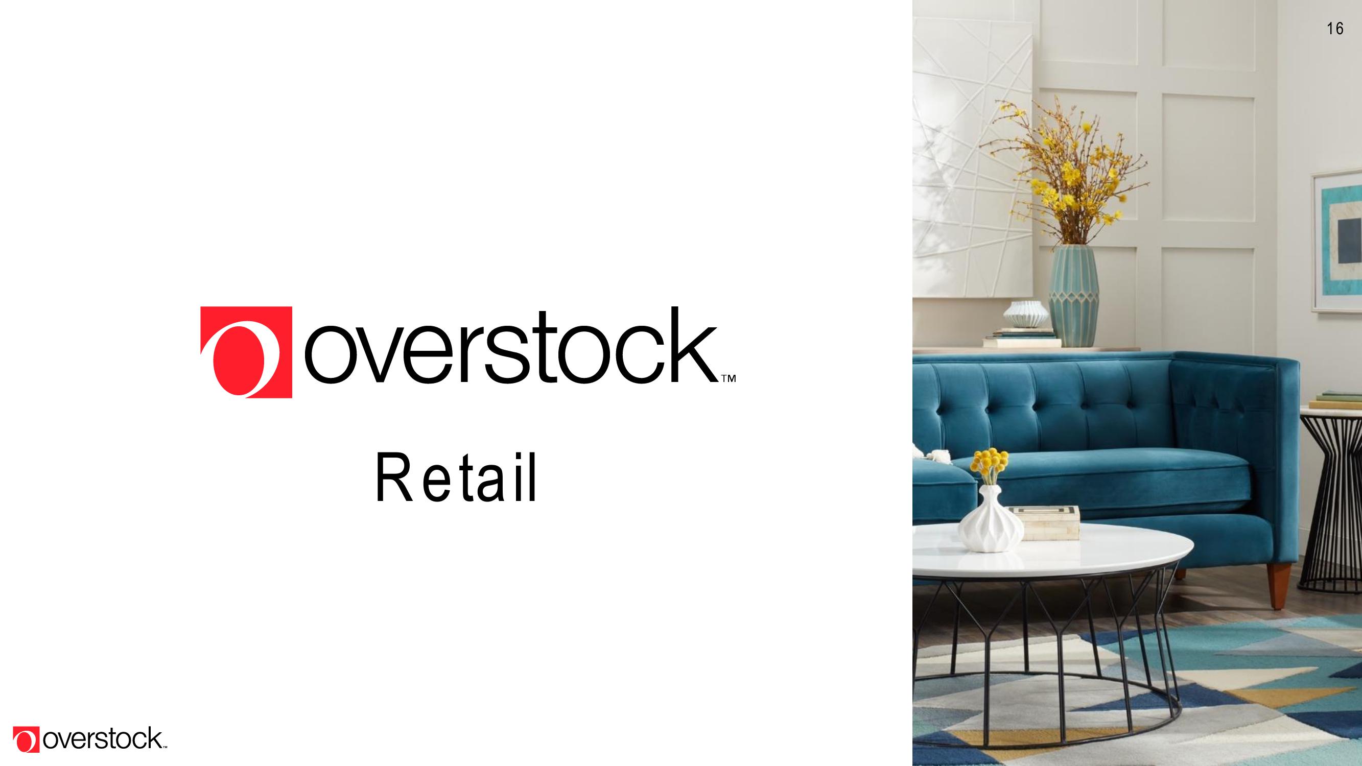 Overstock Results Presentation Deck slide image