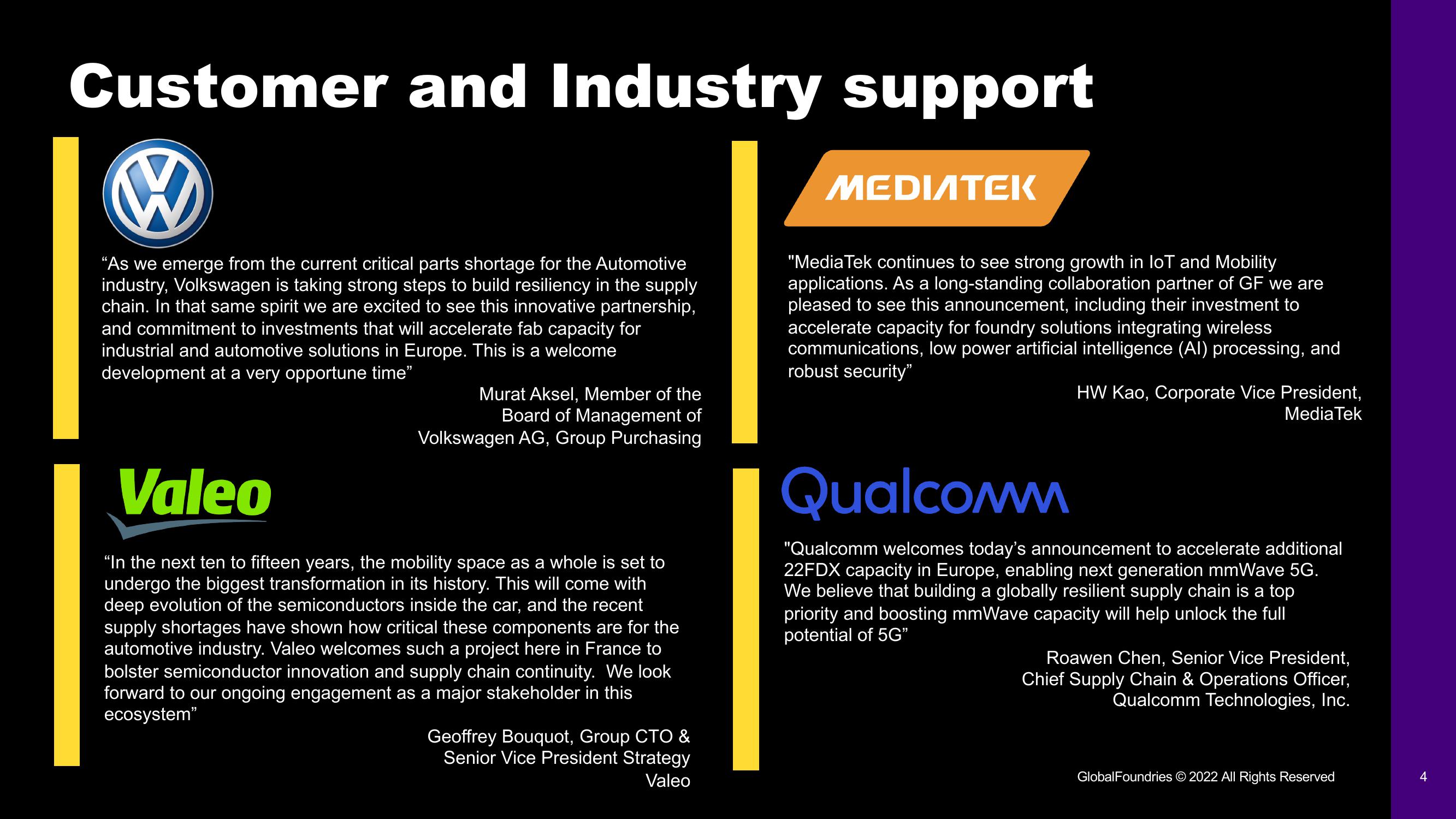 GlobalFoundries Mergers and Acquisitions Presentation Deck slide image #4