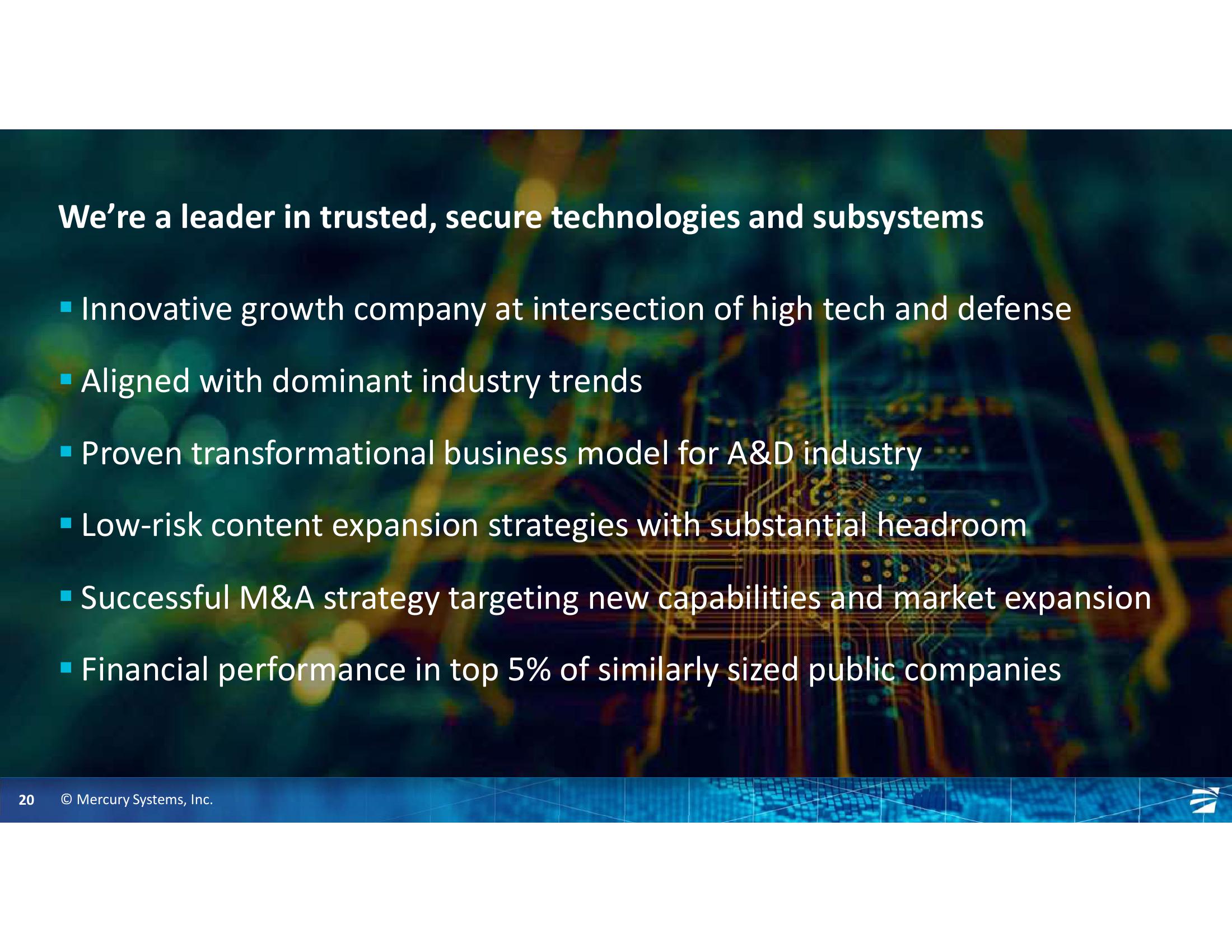 Gabelli 26th Annual Aerospace & Defense Conference slide image #20