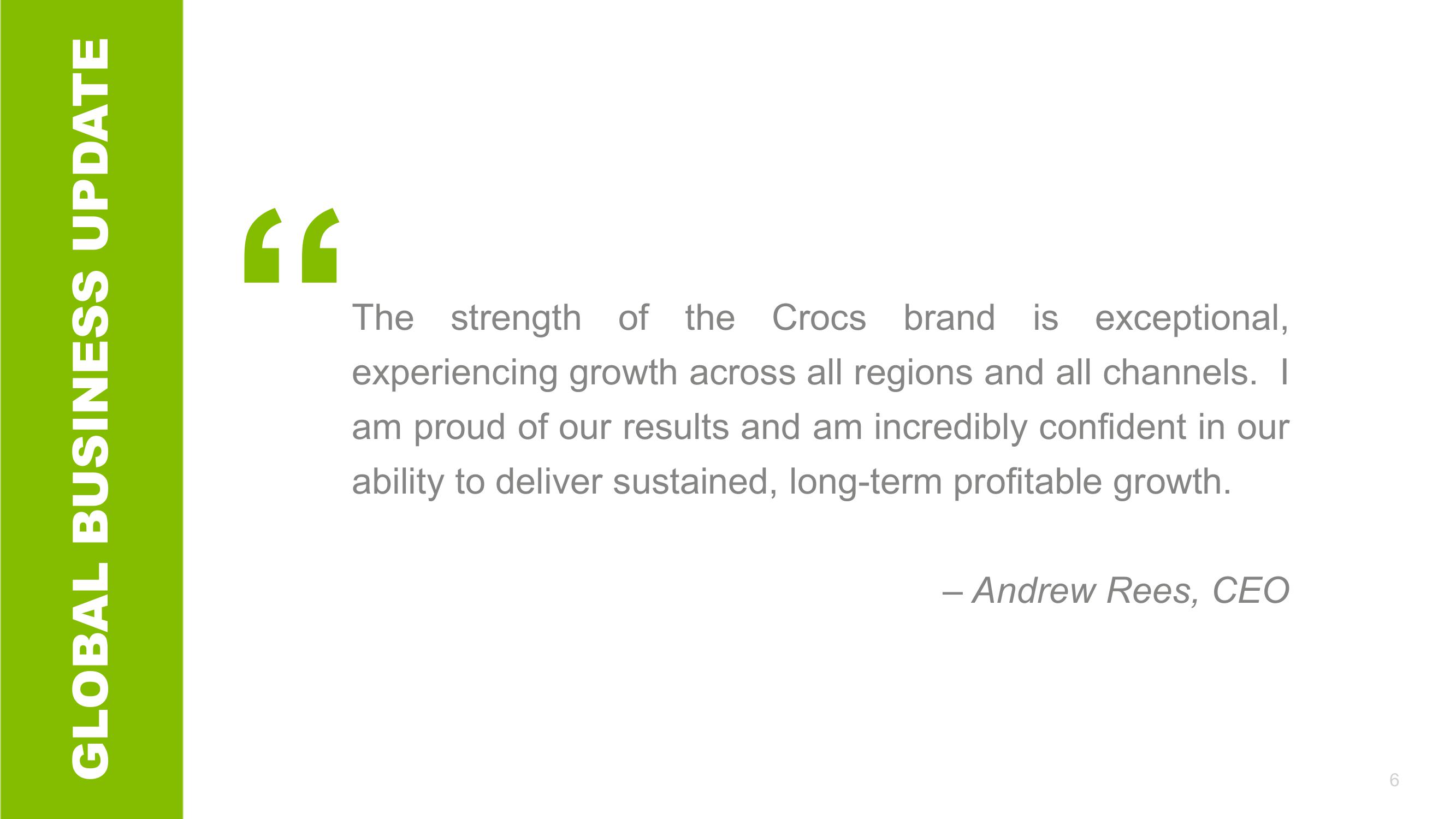 Crocs Investor Presentation Deck slide image #6