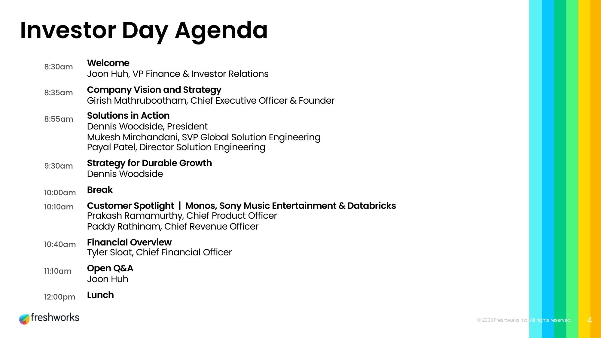 Freshworks Investor Day Presentation Deck slide image #4