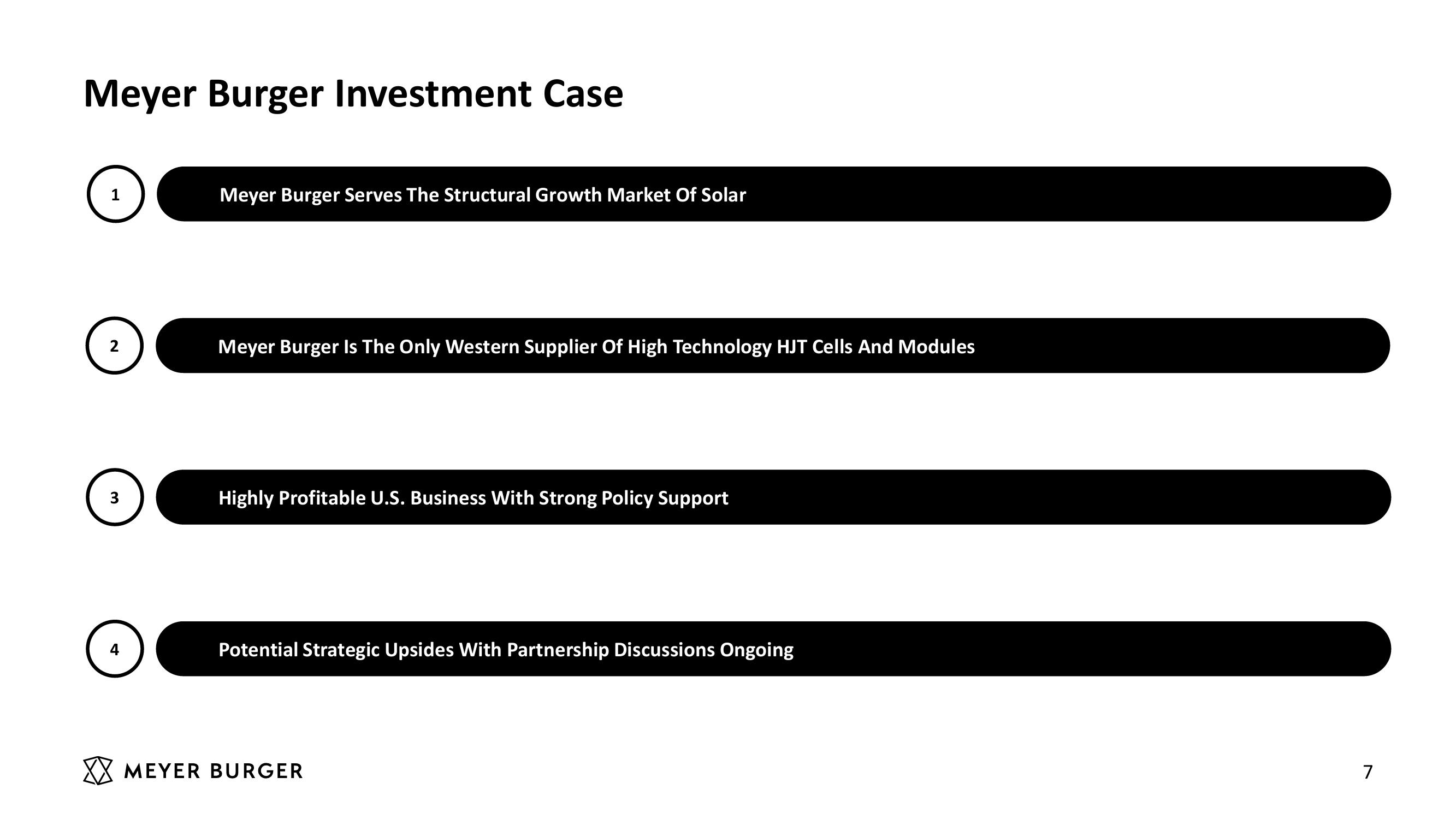 Meyer Burger Investor Presentation slide image #7