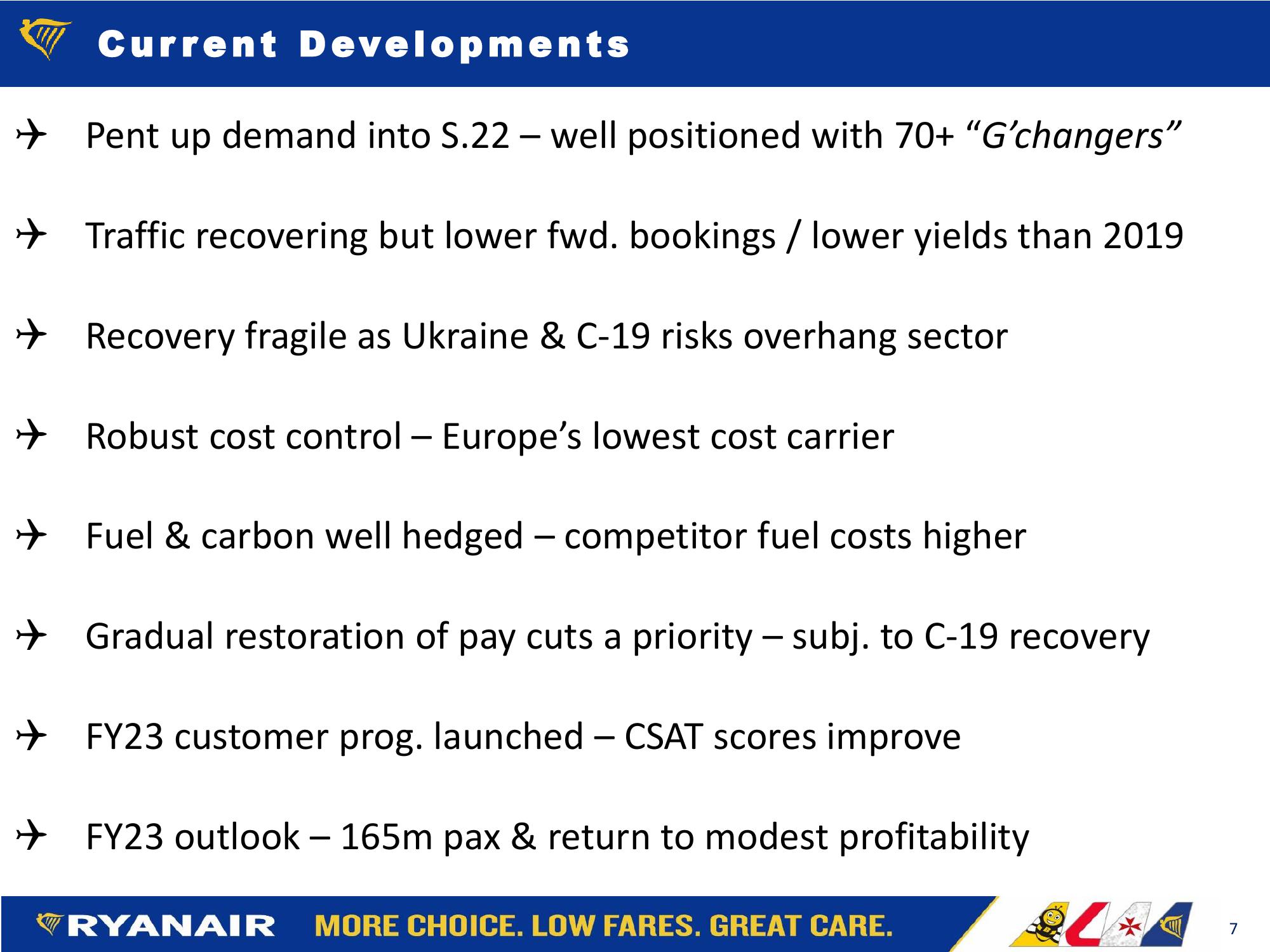 Ryanair Company Presentation slide image #7