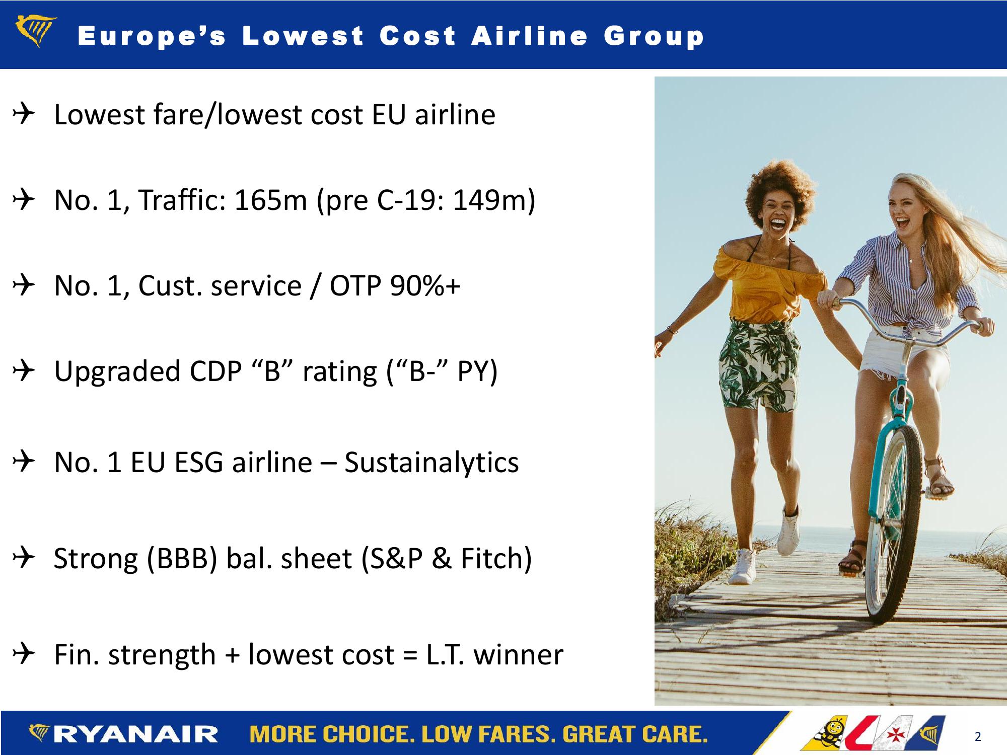 Ryanair Company Presentation slide image #2