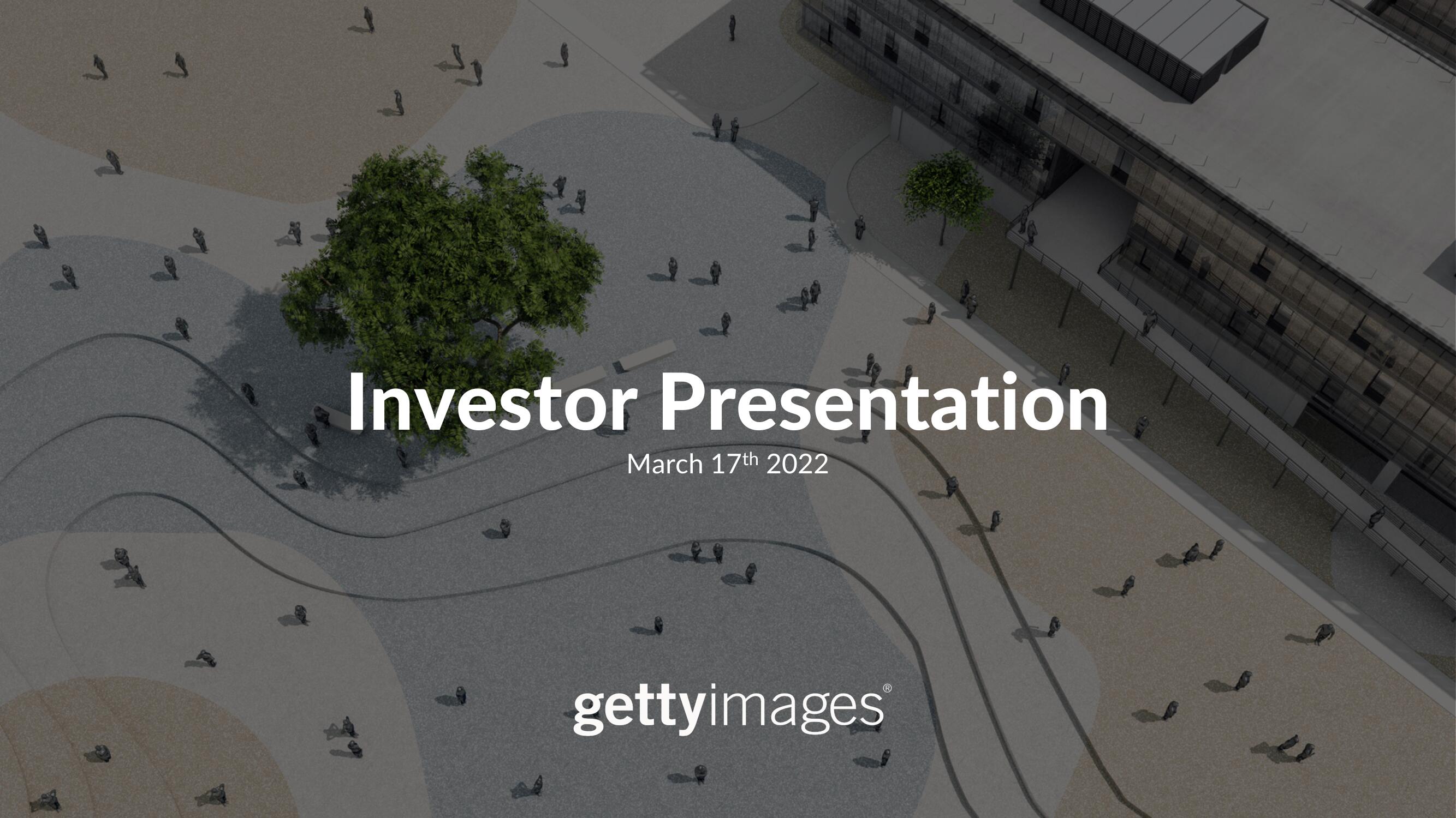 Getty Investor Day Presentation Deck image