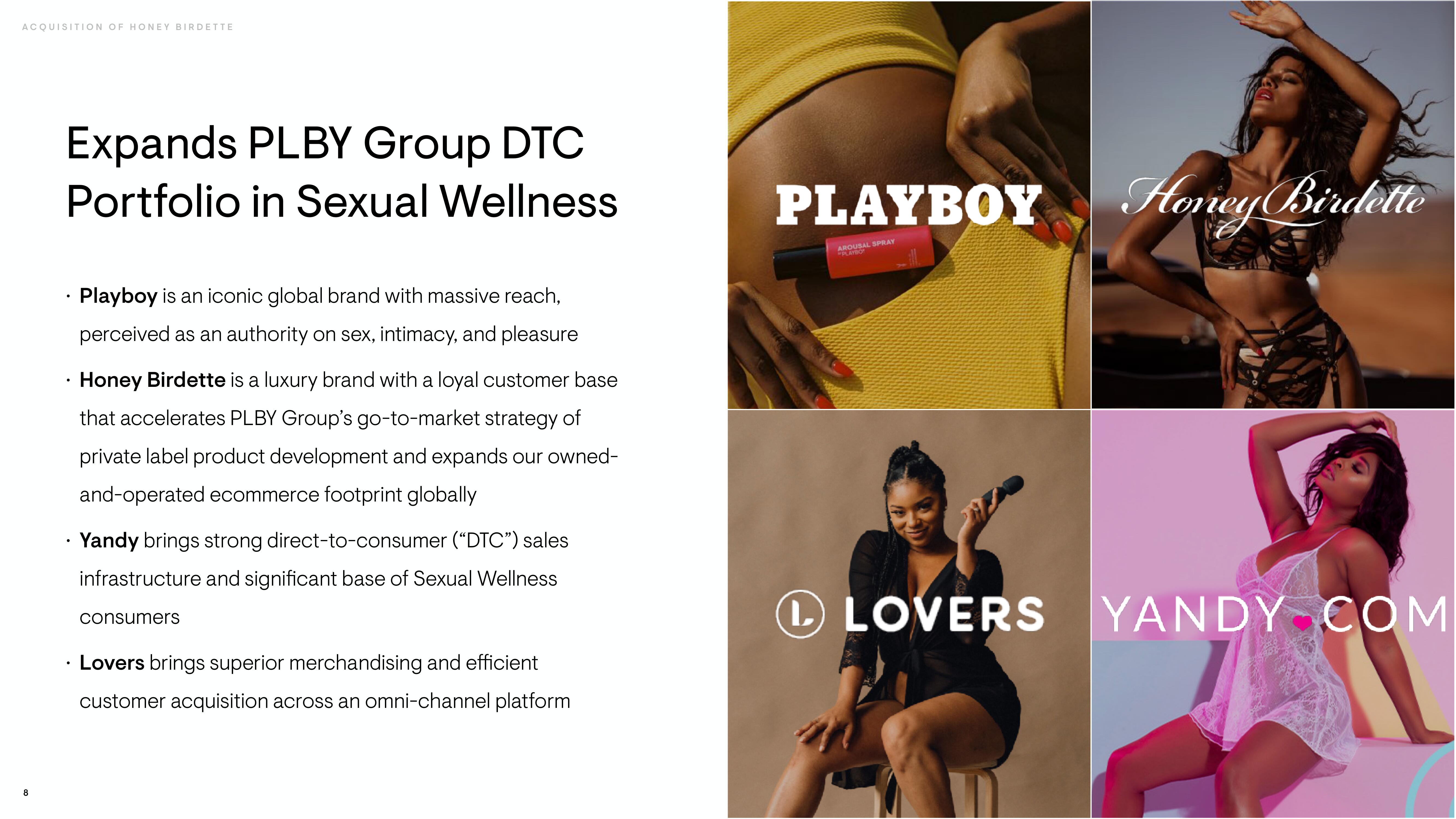 Playboy Mergers and Acquisitions Presentation Deck slide image #8