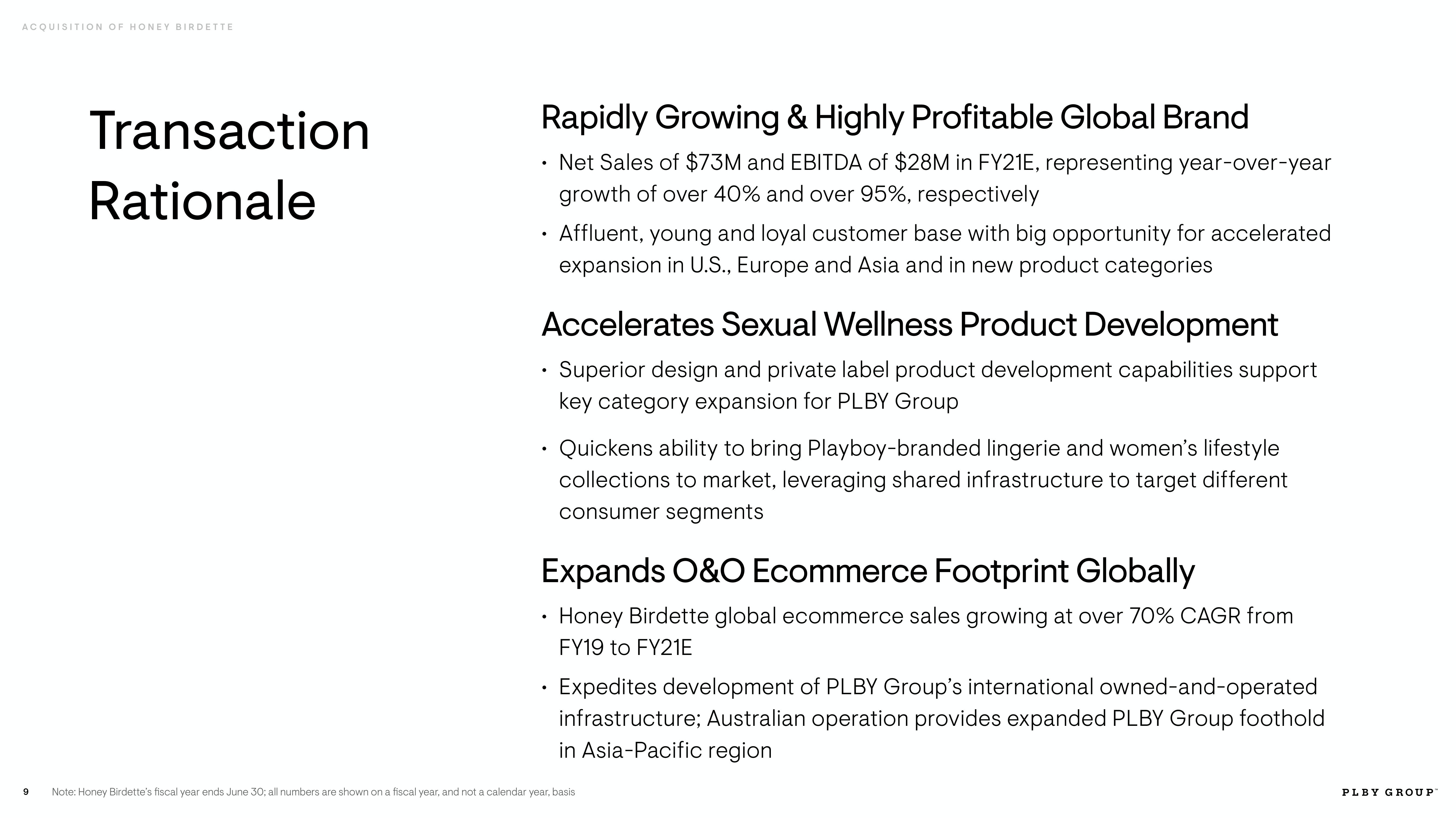 Playboy Mergers and Acquisitions Presentation Deck slide image #9