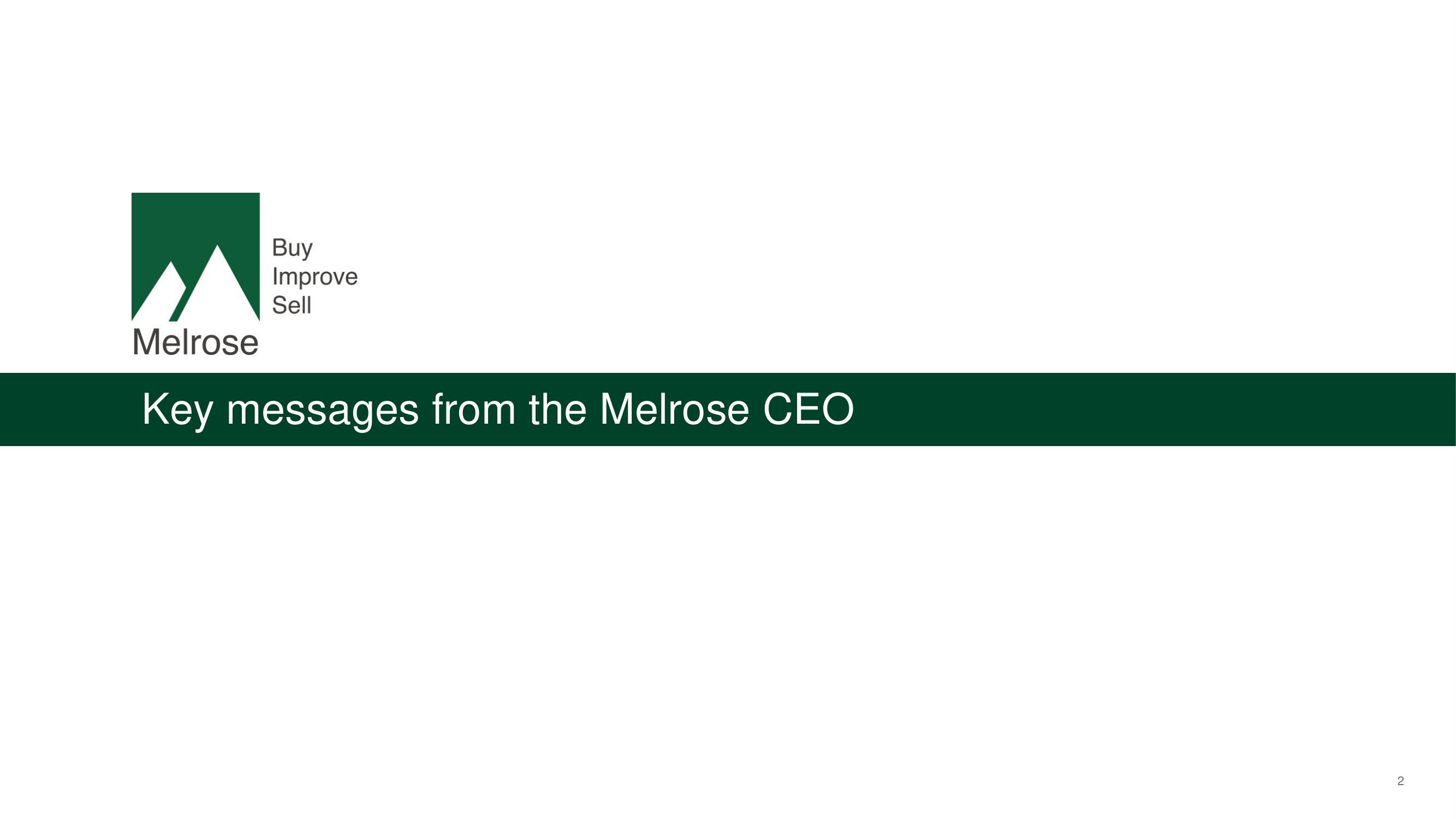 Melrose Investor Day Presentation Deck slide image #4