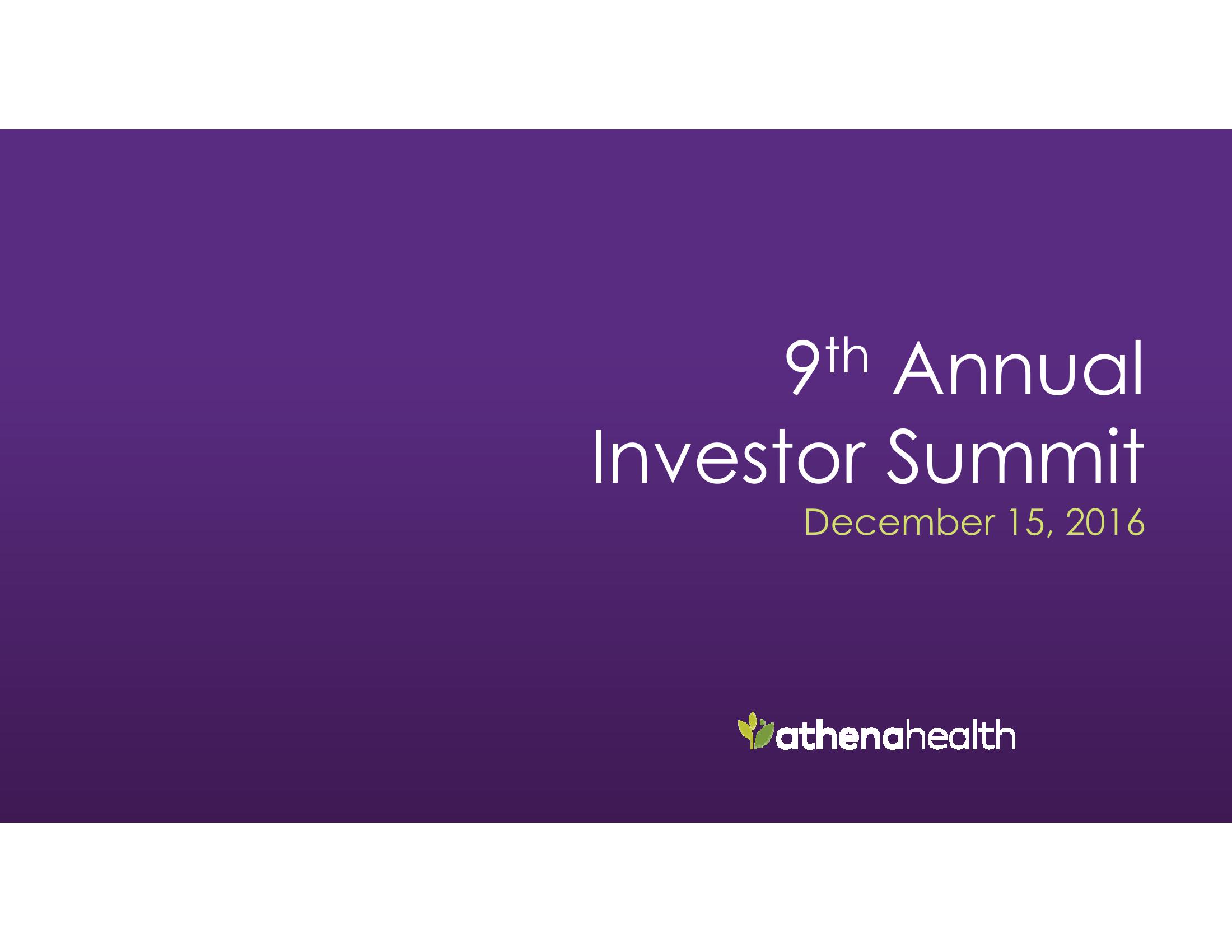 9th Annual Investor Summit image