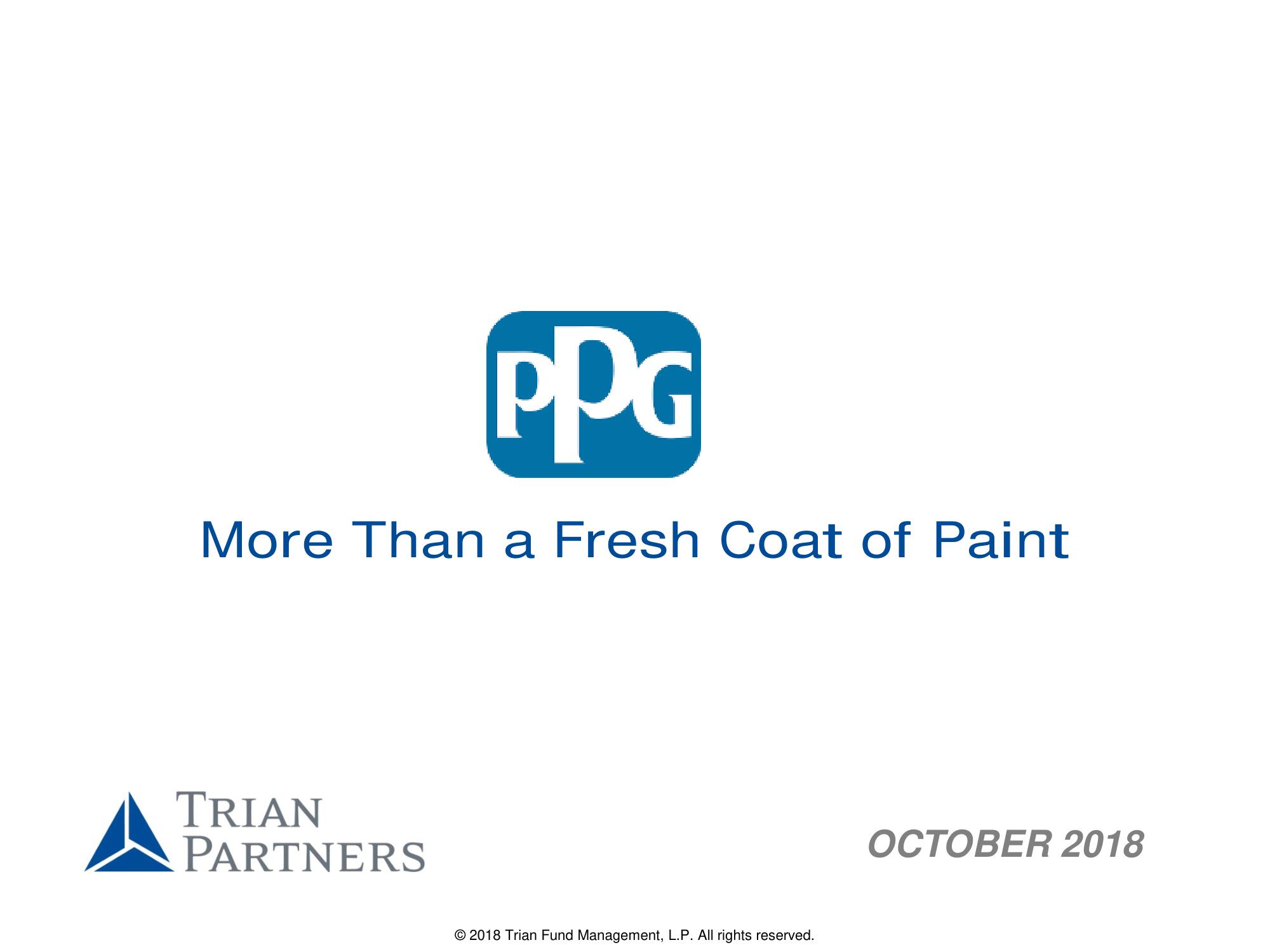 Trian Partners Activist Presentation Deck image