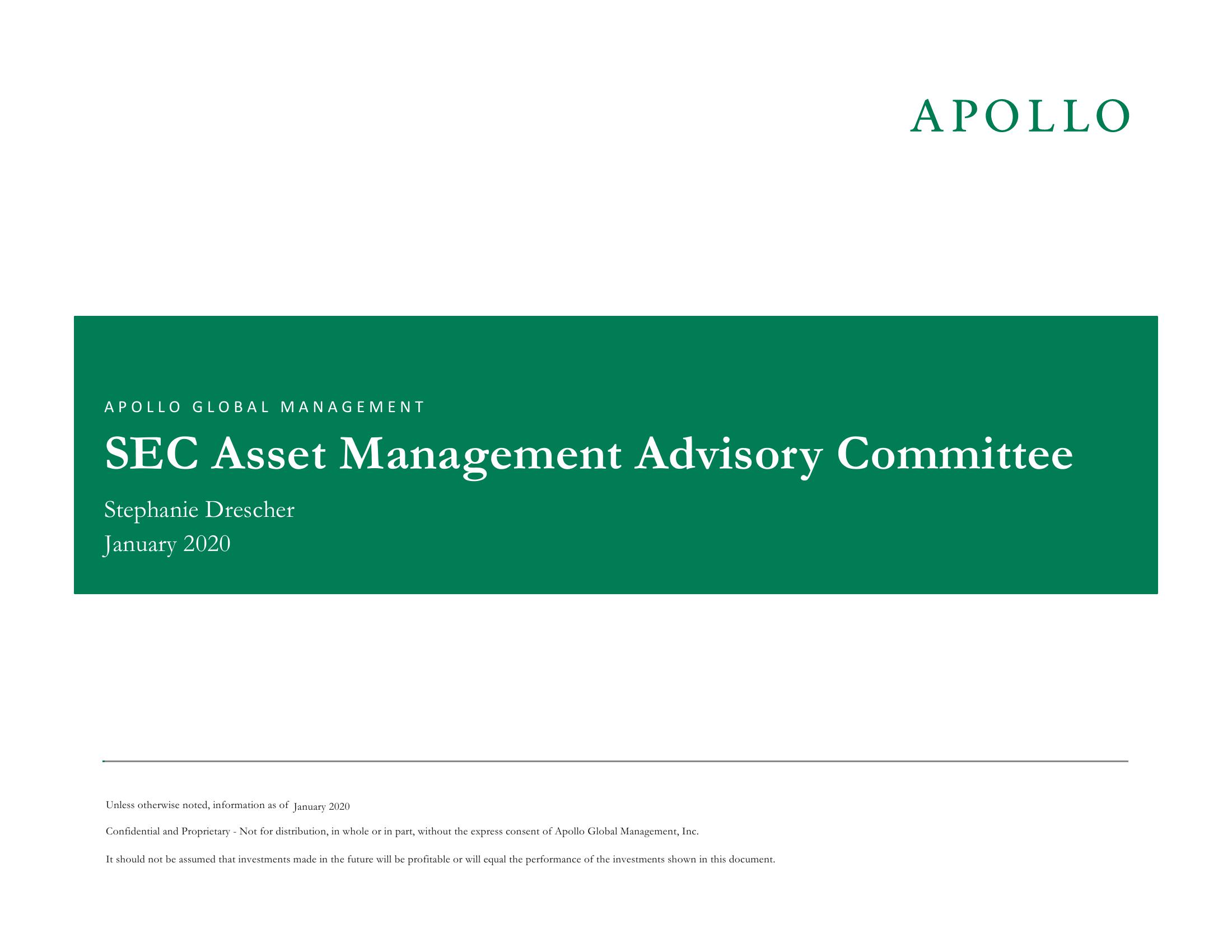 SEC Asset Management Advisory Committee image