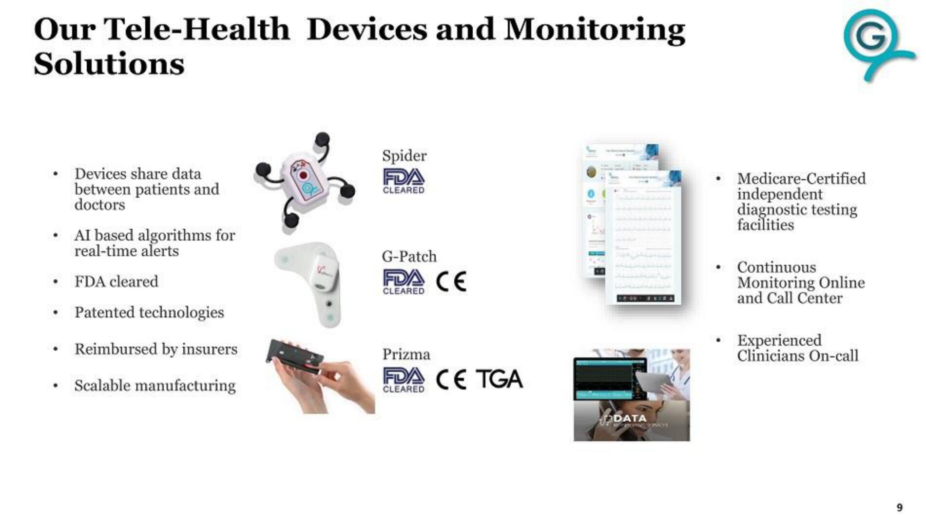 G Medical Innovations IPO Presentation Deck slide image #9