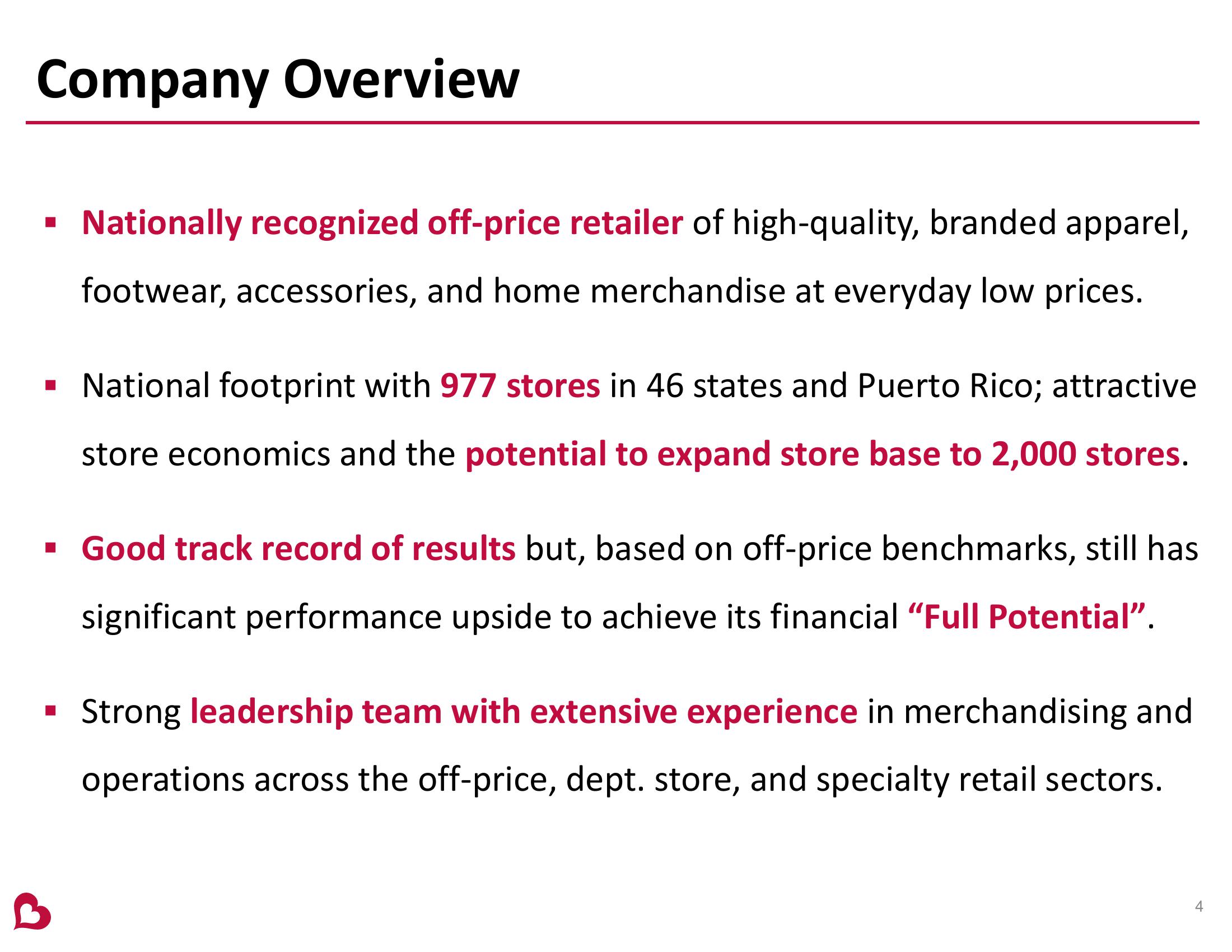 Burlington Stores Investor Presentation slide image #4