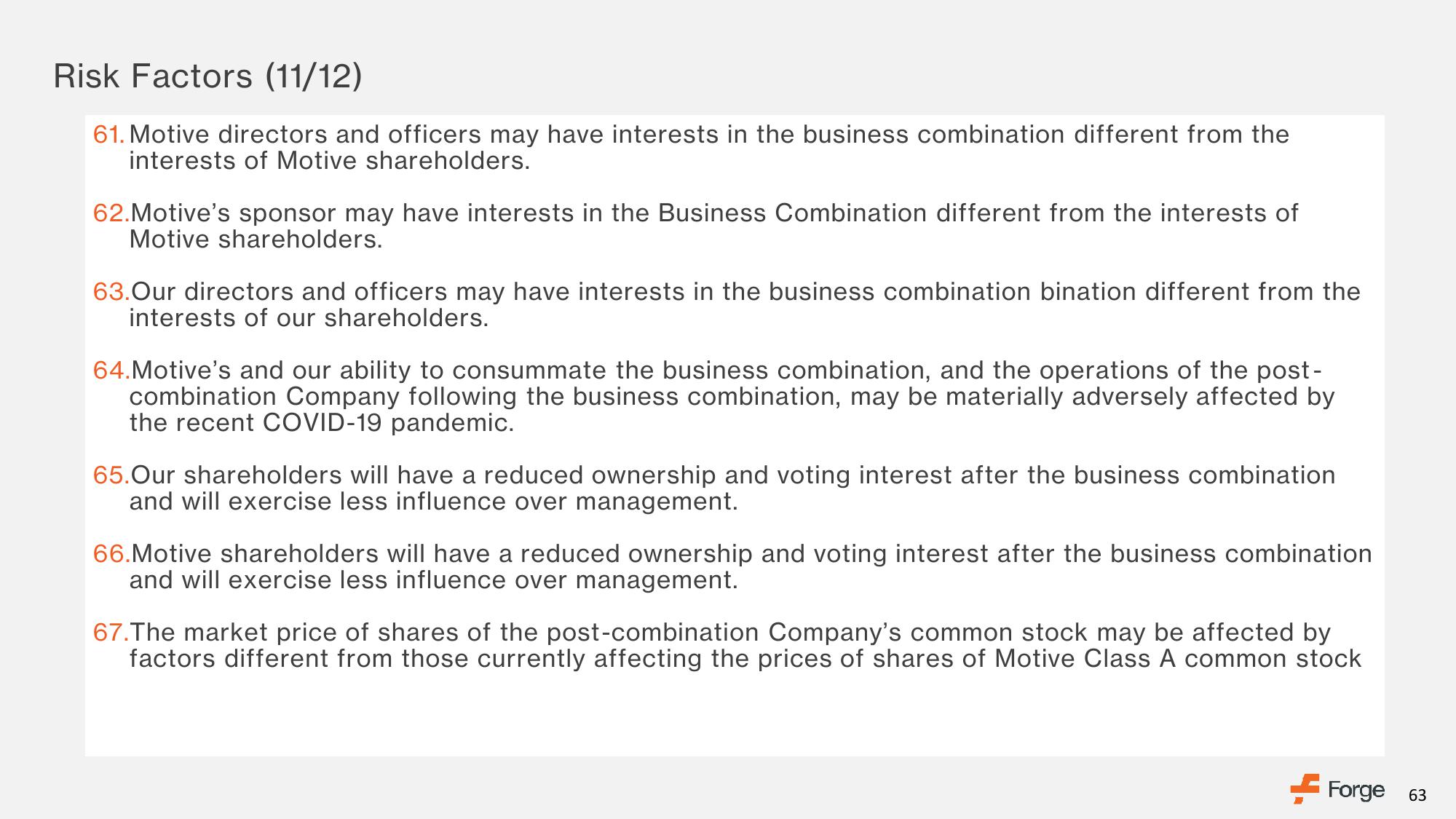 Forge SPAC Presentation Deck slide image #63