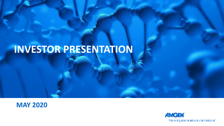 AMGEN Investor Presentation 2020 slide image #19