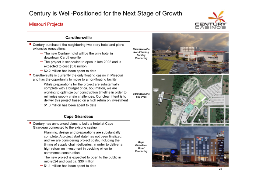 Century Casinos Investor Presentation slide image #30