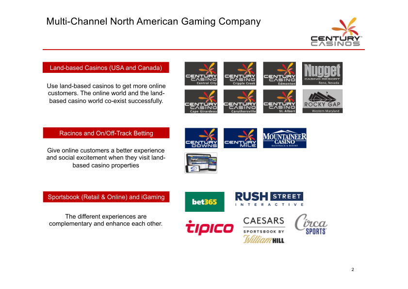 Century Casinos Investor Presentation slide image #4