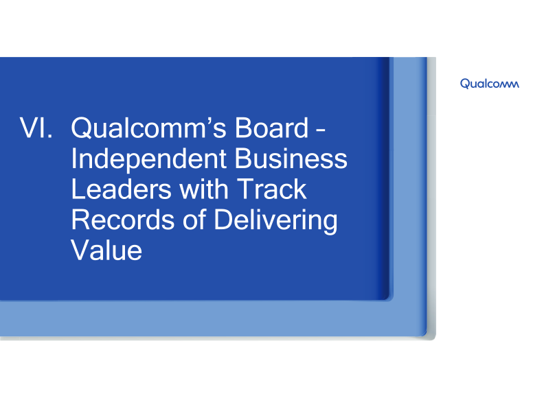 Qualcomm Company Presentation slide image