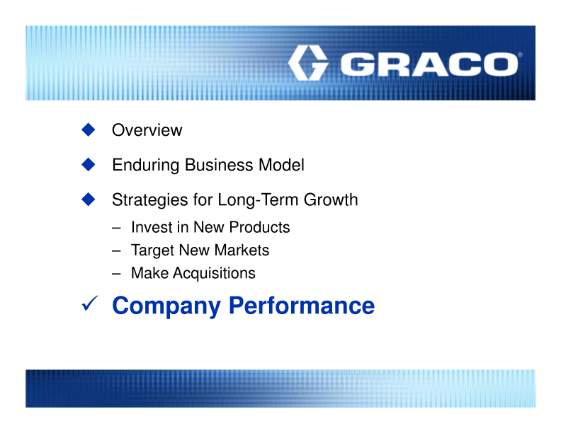 Graco Investor Presentation slide image #31