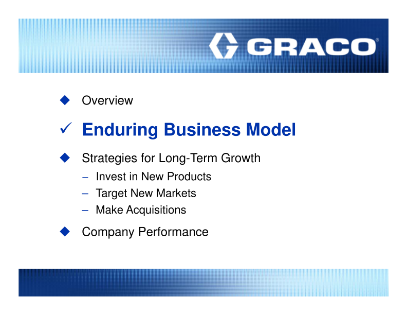 Graco Investor Presentation slide image #11