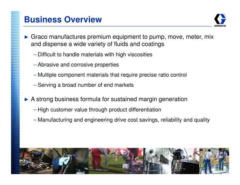 Graco Investor Presentation slide image #5