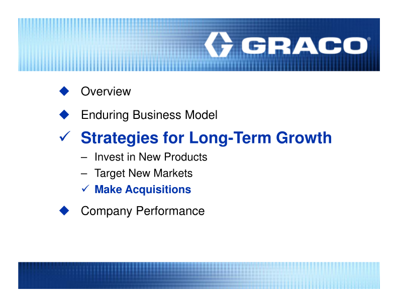 Graco Investor Presentation slide image #28