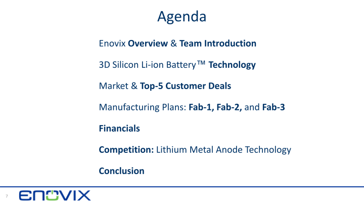 3D Silicon Lithium-ion Battery Enovix ‒ Rodgers SVAC Merger slide image #8