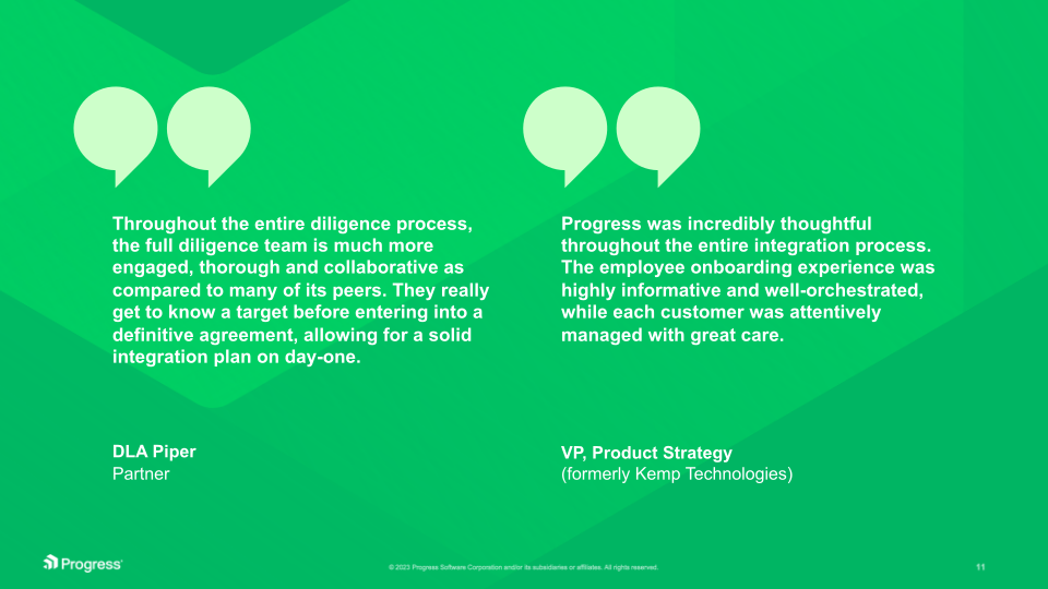 M&A Process and Corporate Development slide image #12