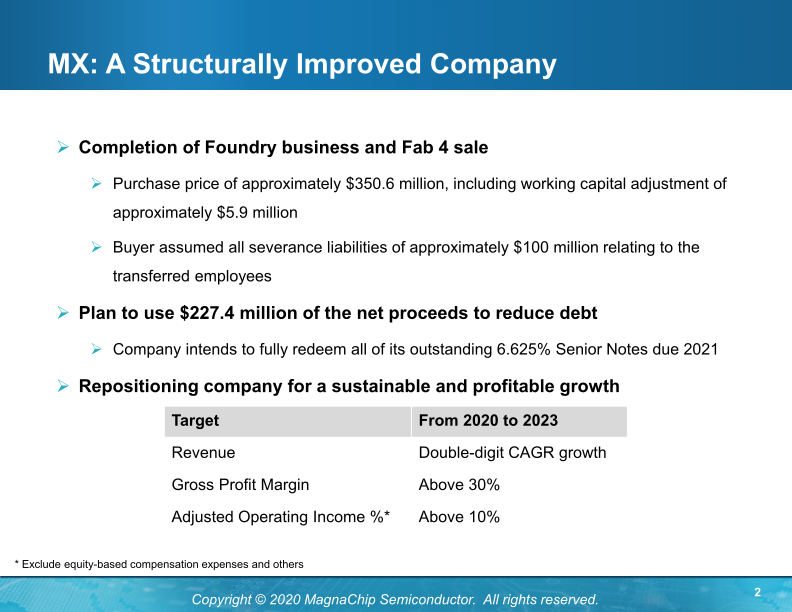 MagnaChip Semiconductor (MX) Profitable Growth with Pure-Play Product Business slide image #4