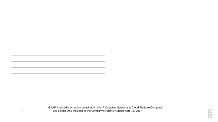 IBM 1Q 2017 Earnings slide image #27