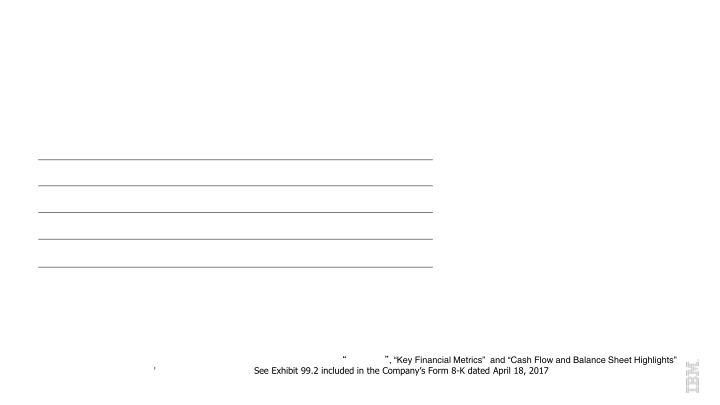 IBM 1Q 2017 Earnings slide image #31