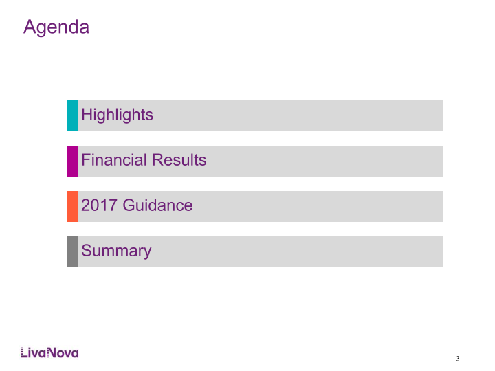 LivaNova First-Quarter 2017 Earnings Performance slide image #4