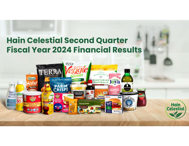 Hain Celestial Second Quarter Fiscal Year 2024 Financial Results image