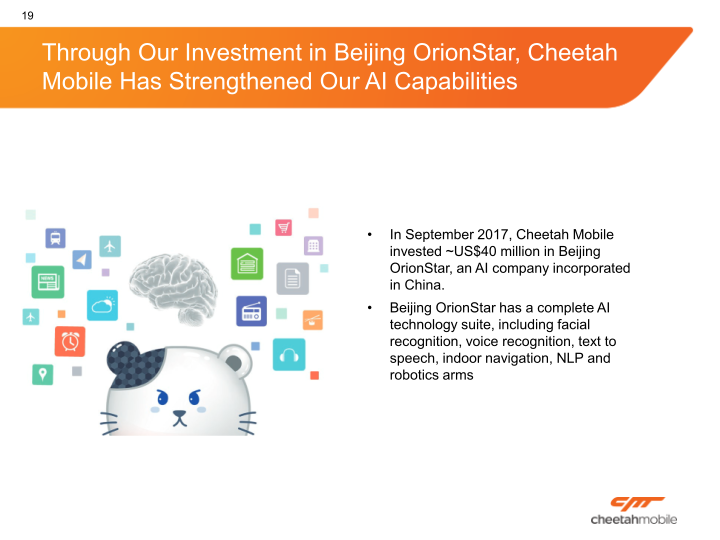 Cheetah Mobile, Inc. Company Presentation slide image #20