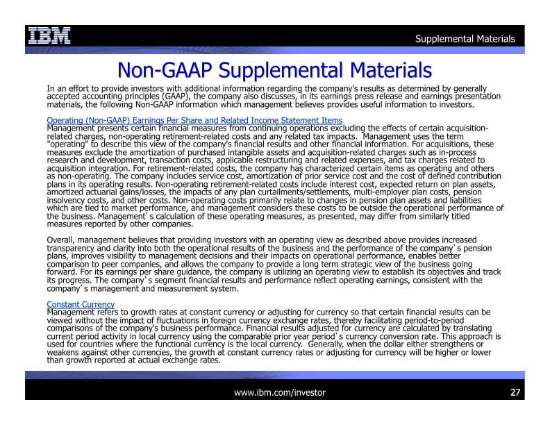 IBM 4Q 2014 Earnings Presentation  slide image #28